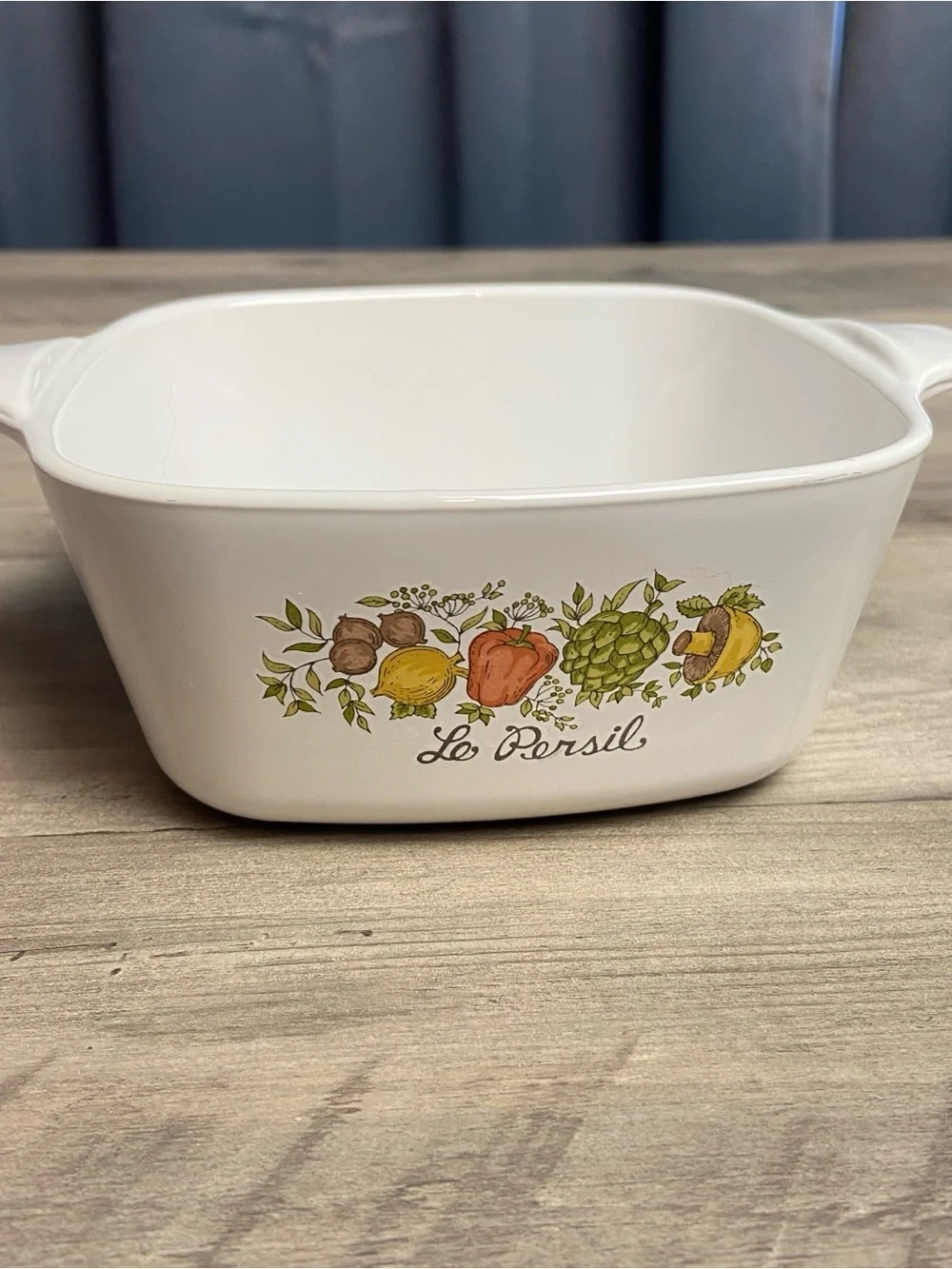VTG CORNING WARE P-43-B 700 ML SPICE OF LIFE CASSEROLE DISHE LE PERSIL‎